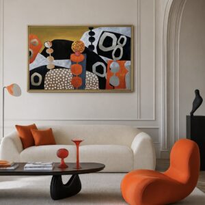 Abstrait orange