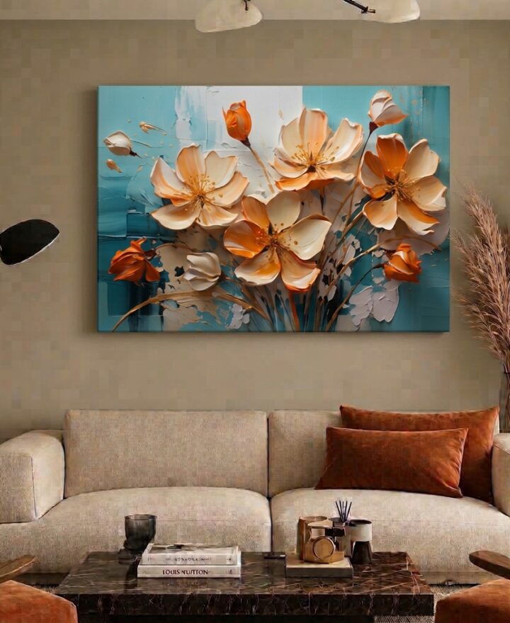 Fleurs d'oranger tableau imprimé