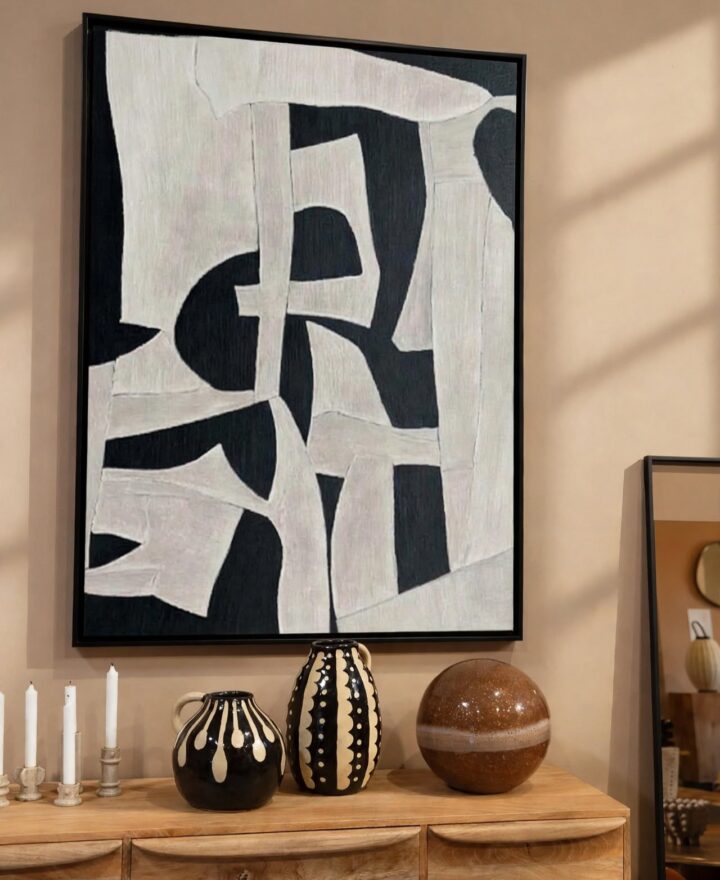 abstrait tableau imprimé