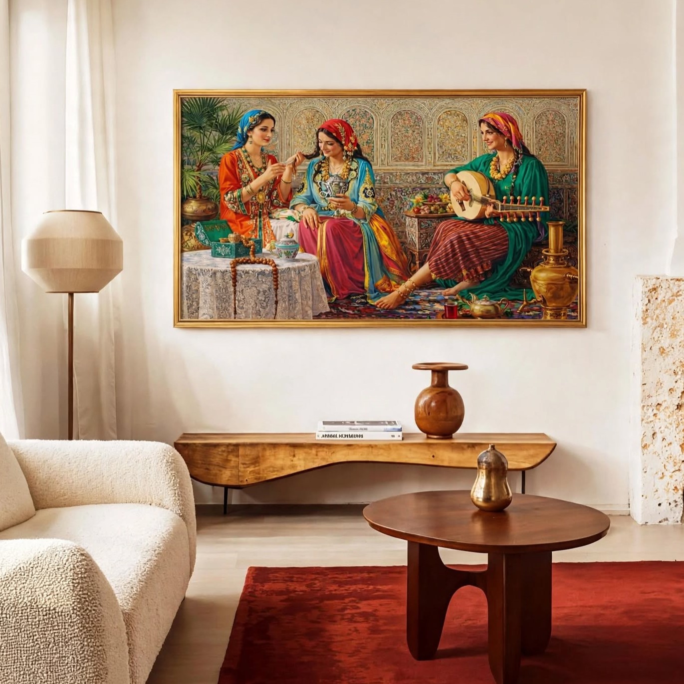 Arabic femmes tableau imprimé