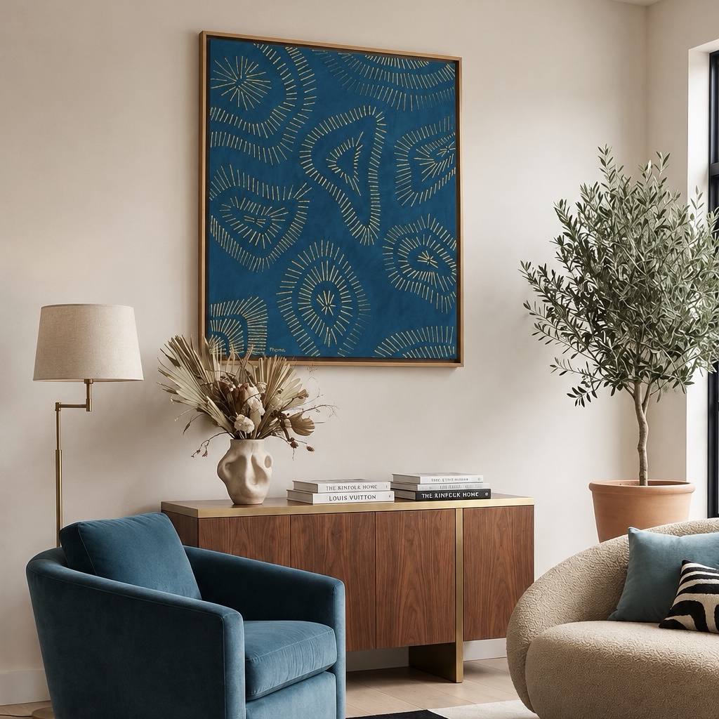Éclat Bleu peinture
